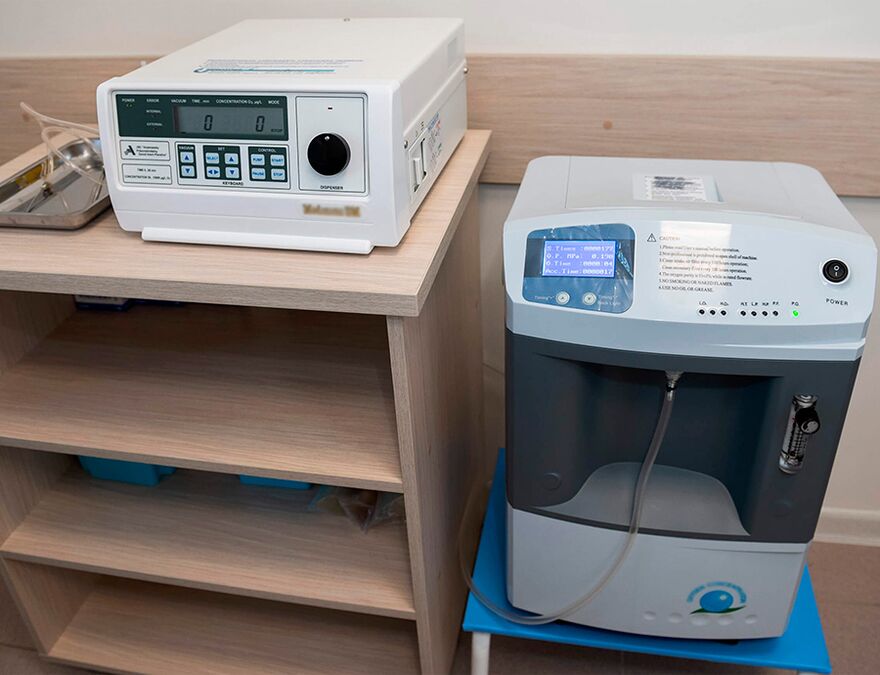 Ozonizadores para a produción de ozono medicinal